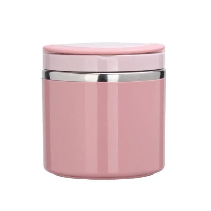 Pote Térmico de Alumínio 630/1000ml – Garrafa Térmica para Comida, Caixa Térmica de Almoço, Ideal para Manter Sopas e Alimentos Quentes para Crianças e Escola