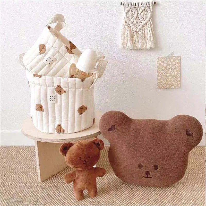 Cesto organizador para roupas e brinquedos