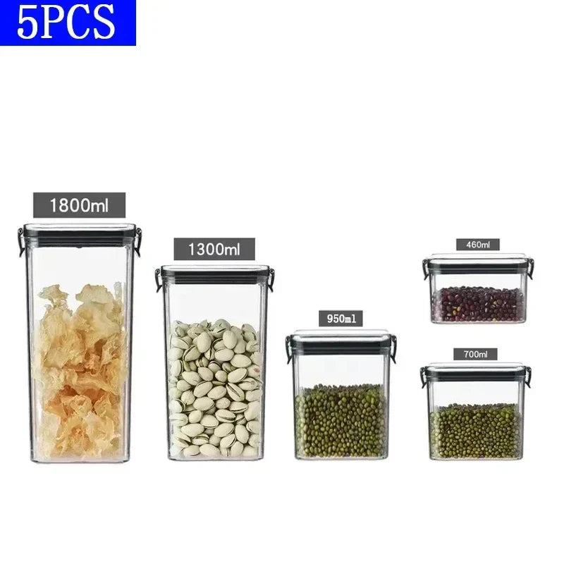 Conjunto de potes selados herméticos