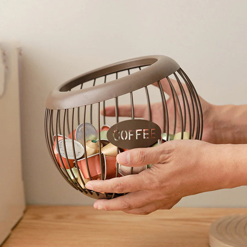 Organizador para cápsulas de café decorativo