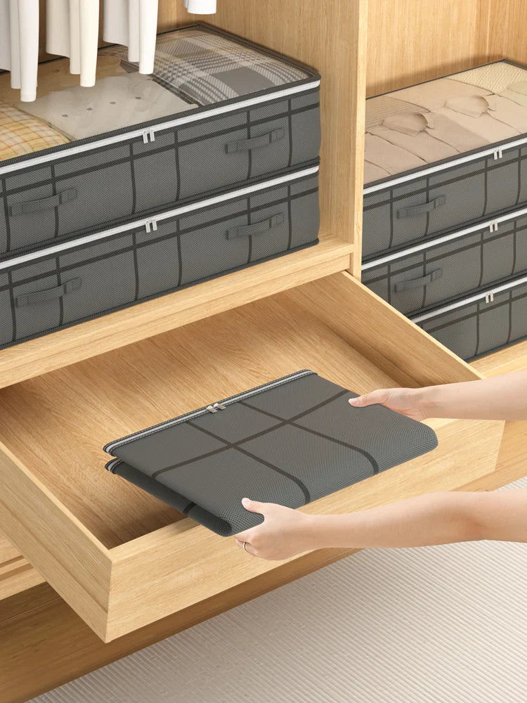 Organizador para roupas de cama dobrável