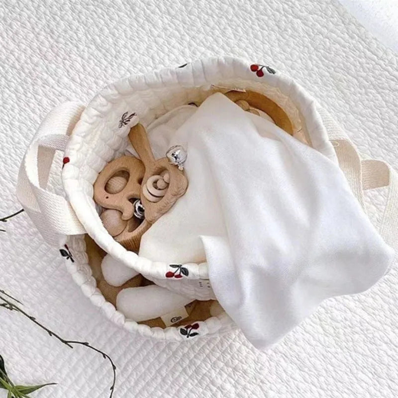 Cesto organizador para roupas e brinquedos