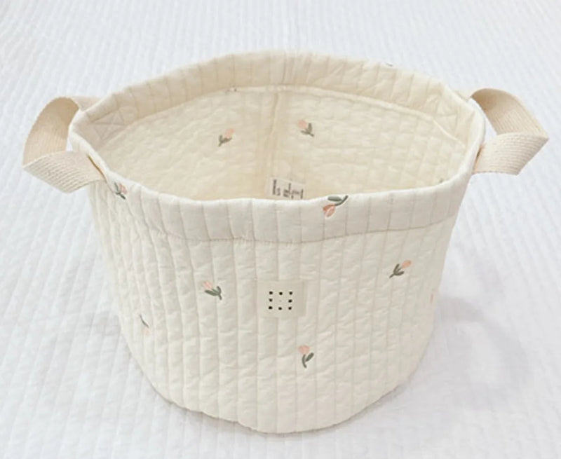 Cesto organizador para roupas e brinquedos