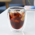 Copo de Vidro Dupla Parede Isolado – 5 Tamanhos, Copo para Café, Chá, Cerveja e Whisky – Copo Transparente Artesanal