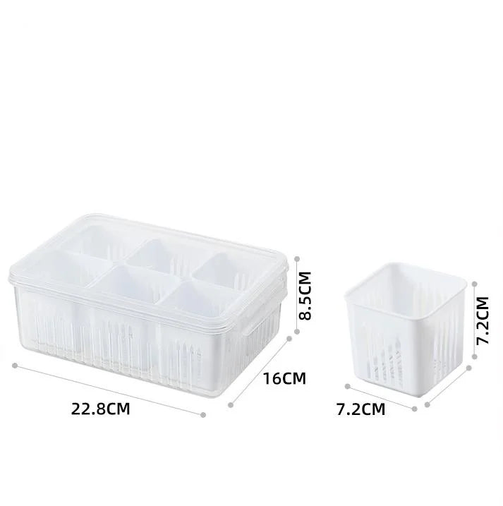 Organizador de geladeira para armazenamento de vegetais