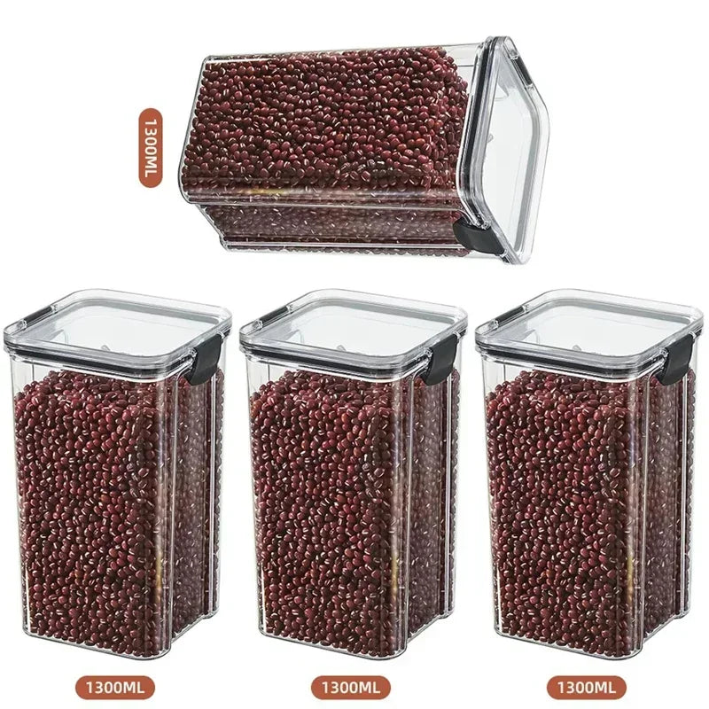 Conjunto de potes selados herméticos