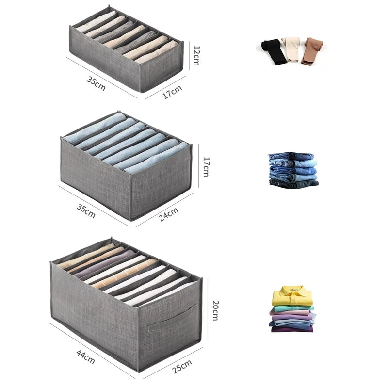 Colmeia organizadora para calças e camisetas