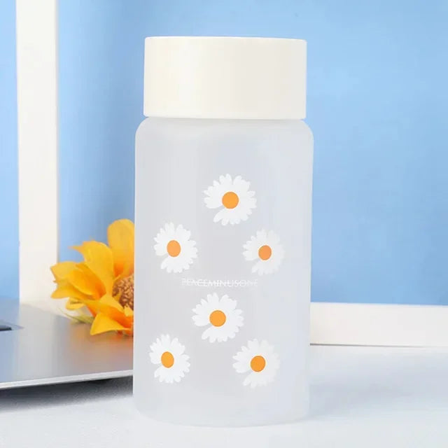 Garrafa portátil de florzinha