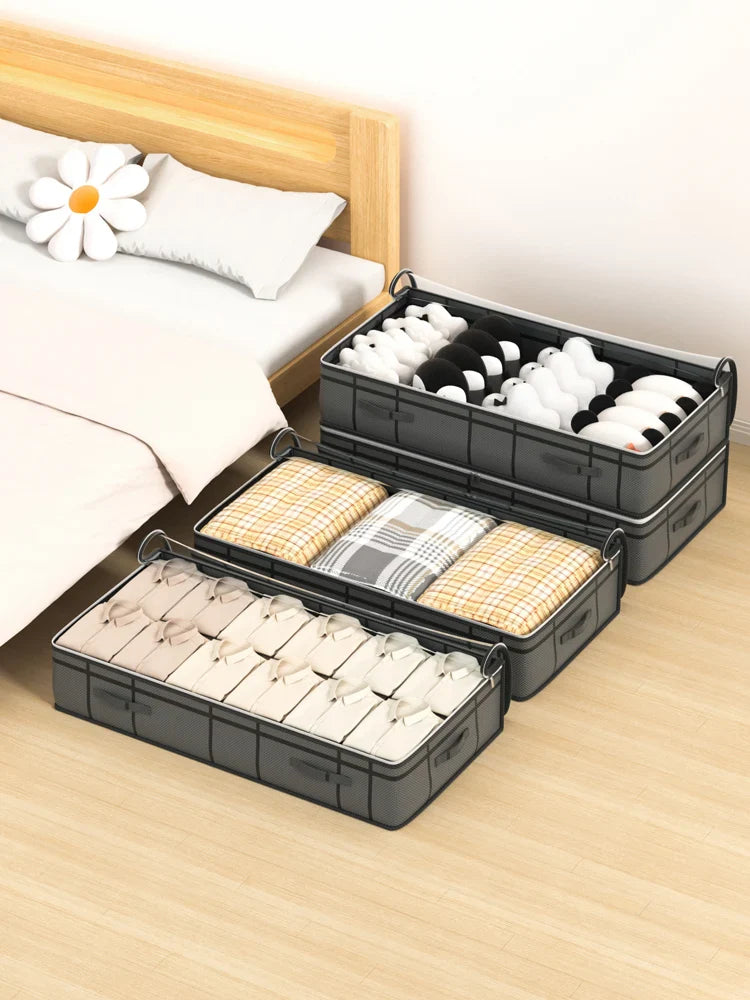 Organizador para roupas de cama dobrável
