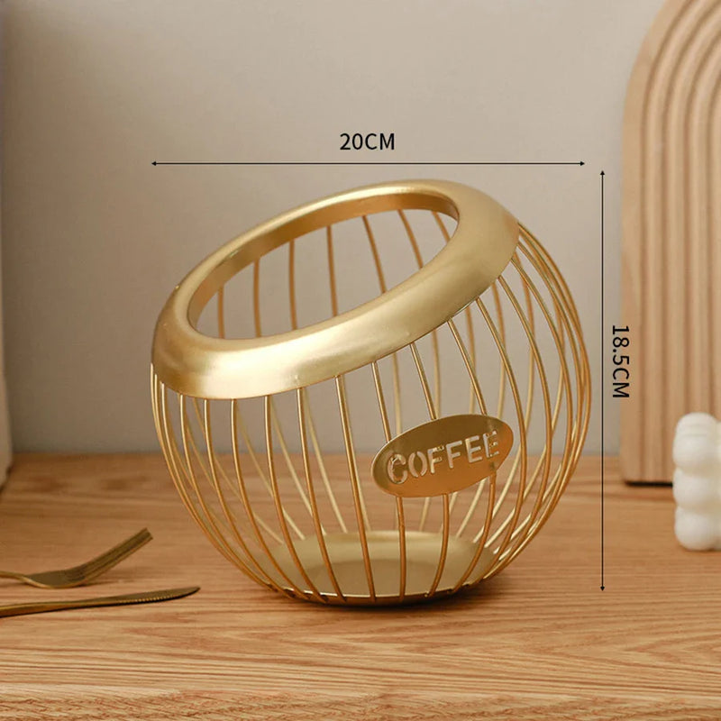 Organizador para cápsulas de café decorativo