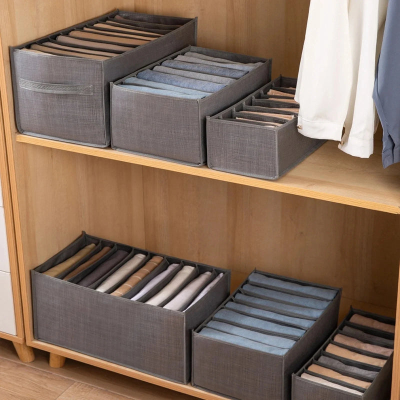 Colmeia organizadora para calças e camisetas