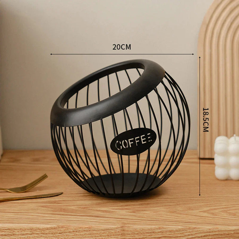 Organizador para cápsulas de café decorativo