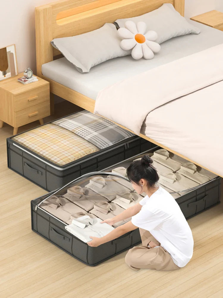 Organizador para roupas de cama dobrável