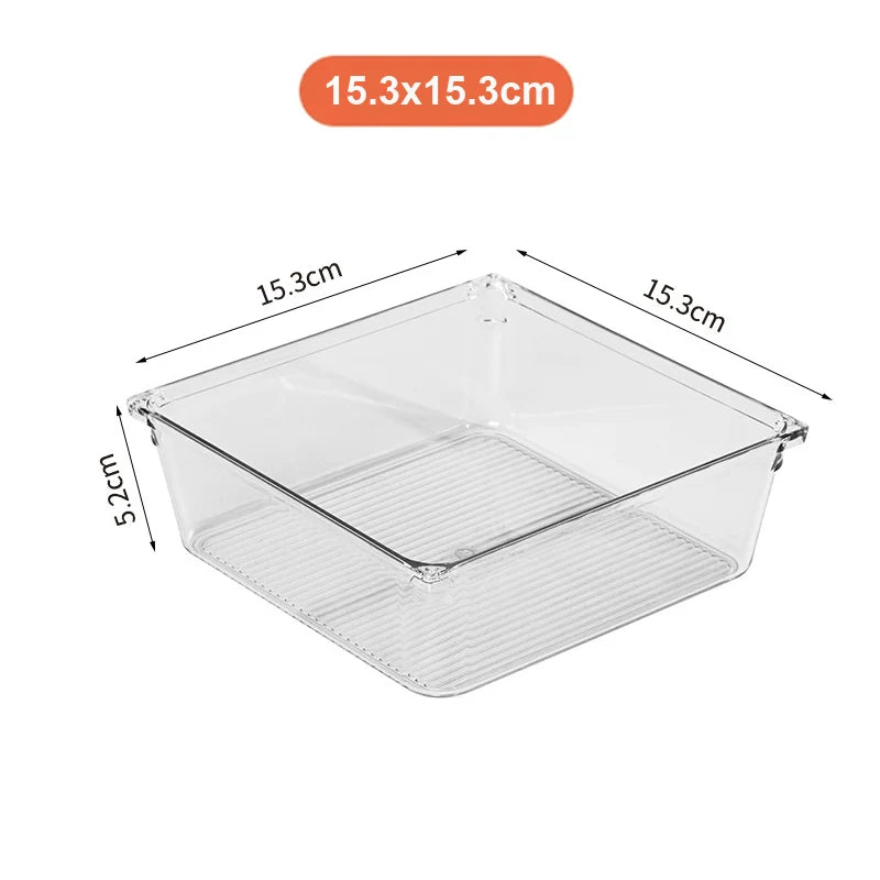 Organizador de acrílico para gavetas