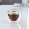 Copo de Vidro Dupla Parede Isolado – 5 Tamanhos, Copo para Café, Chá, Cerveja e Whisky – Copo Transparente Artesanal