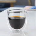 Copo de Vidro Dupla Parede Isolado – 5 Tamanhos, Copo para Café, Chá, Cerveja e Whisky – Copo Transparente Artesanal