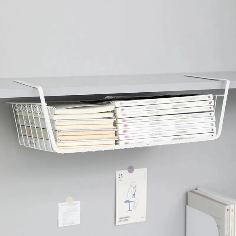 Cesta organizadora multifuncional para cozinha e banheiro