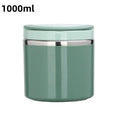 Pote Térmico de Alumínio 630/1000ml – Garrafa Térmica para Comida, Caixa Térmica de Almoço, Ideal para Manter Sopas e Alimentos Quentes para Crianças e Escola