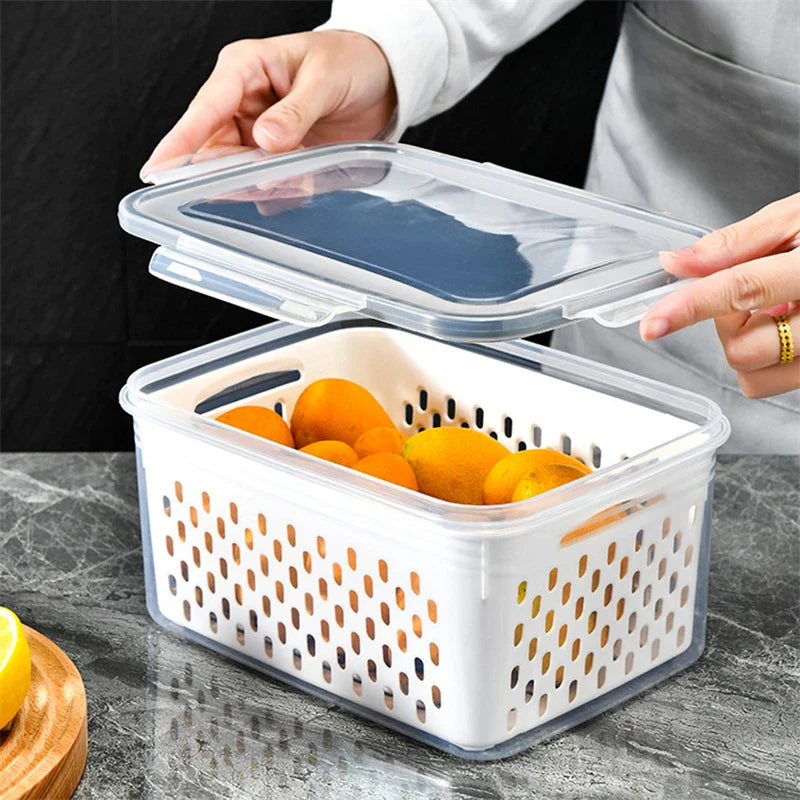 Organizador de armazenamento para geladeira