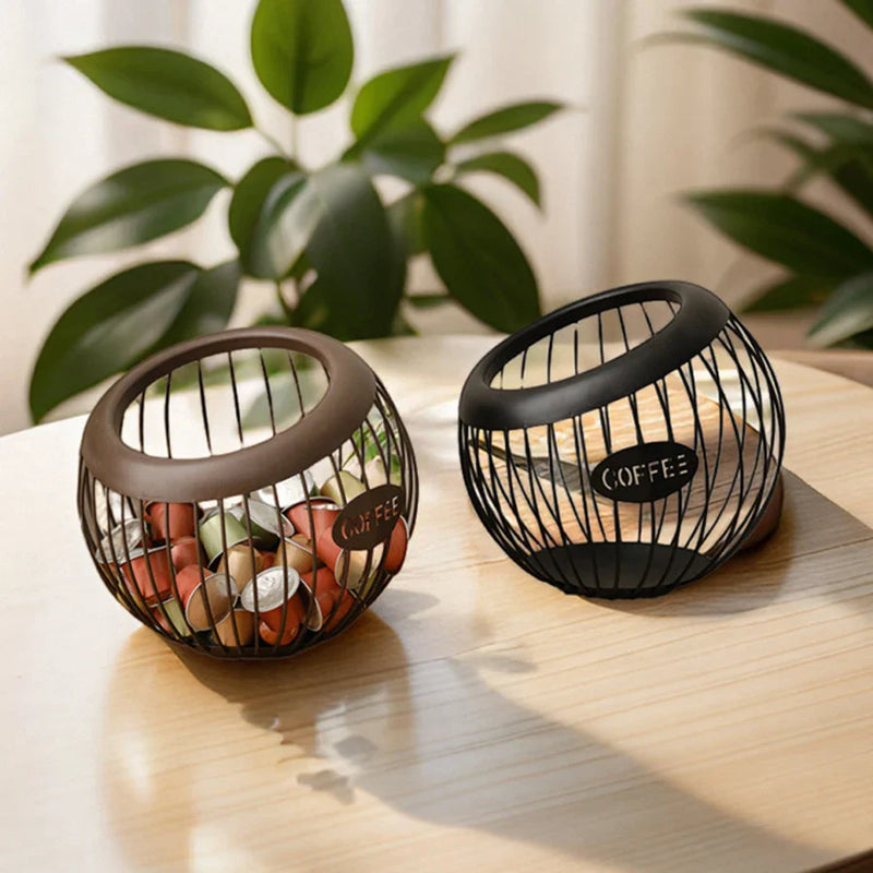 Organizador para cápsulas de café decorativo