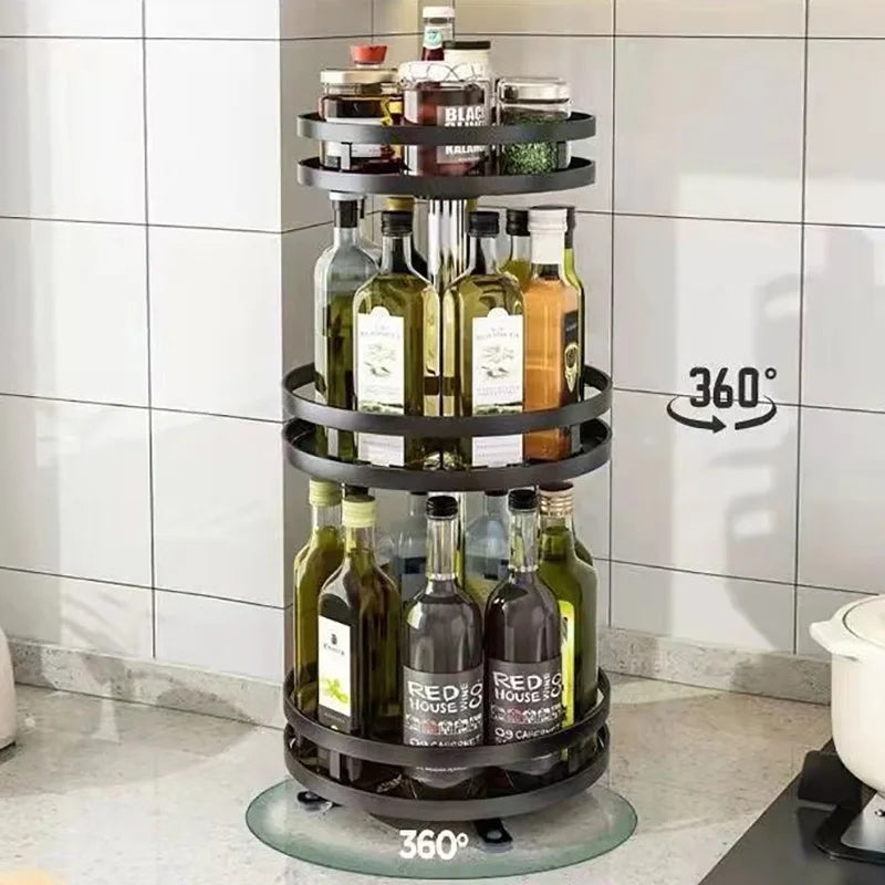 Organizador de temperos com rotação 360º graus